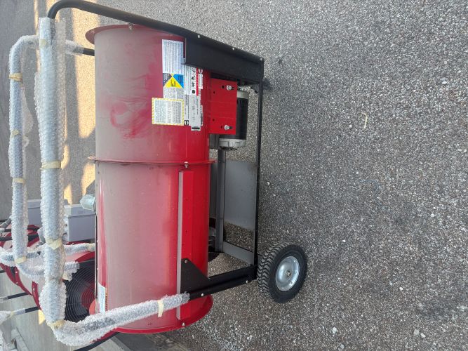 Lot of Three (3) Portable High Temperature Blower Heaters